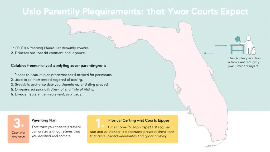 Visual guide for practical steps in florida parenting plan requirements: what courts expect