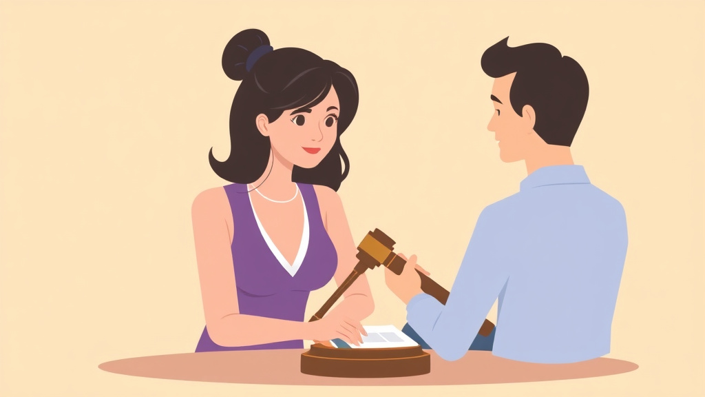 Illustration showing key concepts related to spousal support in florida: alimony laws and calculations