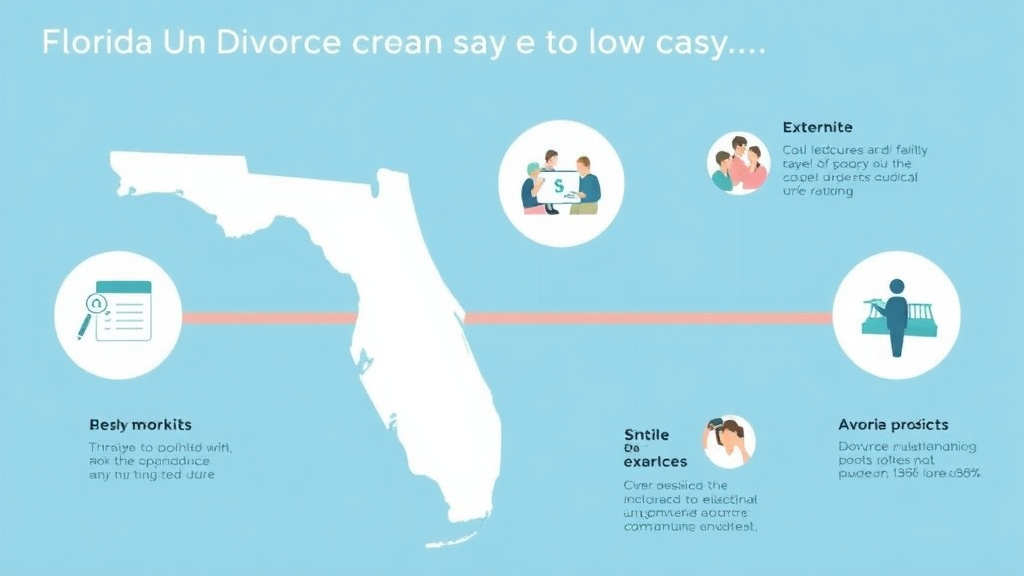 Visual guide for practical steps in florida uncontested divorce cost: full breakdown