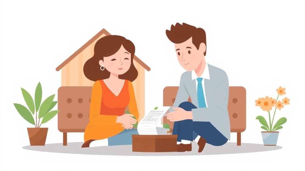 Illustration showing key concepts related to georgia divorce filing fees (2026)