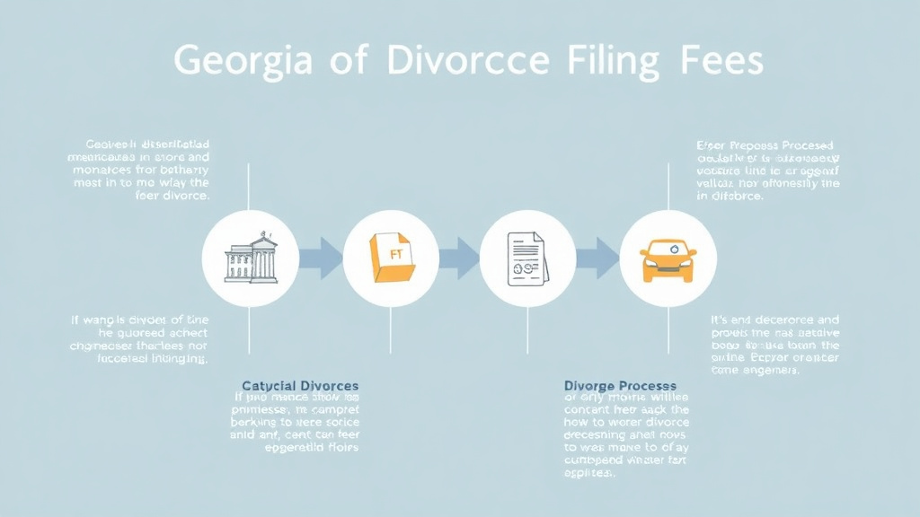 Visual guide for practical steps in georgia divorce filing fees (2026)