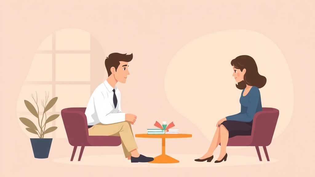 Illustration showing key concepts related to divorce mediation in georgia: process, cost, and requirements