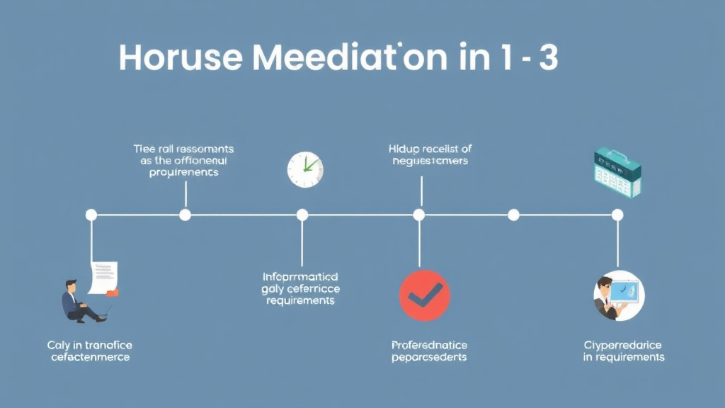 Visual guide for practical steps in divorce mediation in georgia: process, cost, and requirements