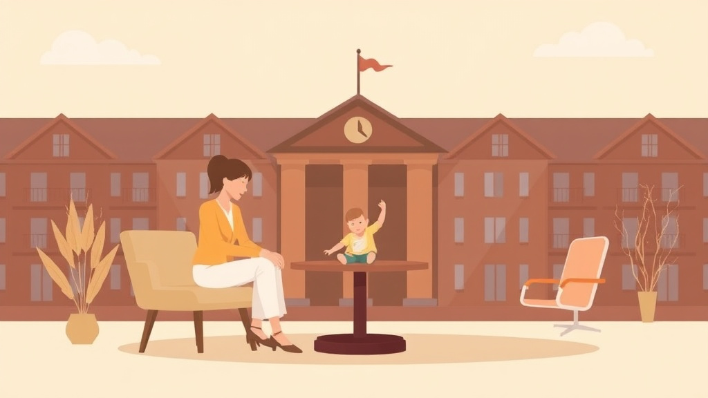 Illustration showing key concepts related to georgia divorce waiting period: how long it takes