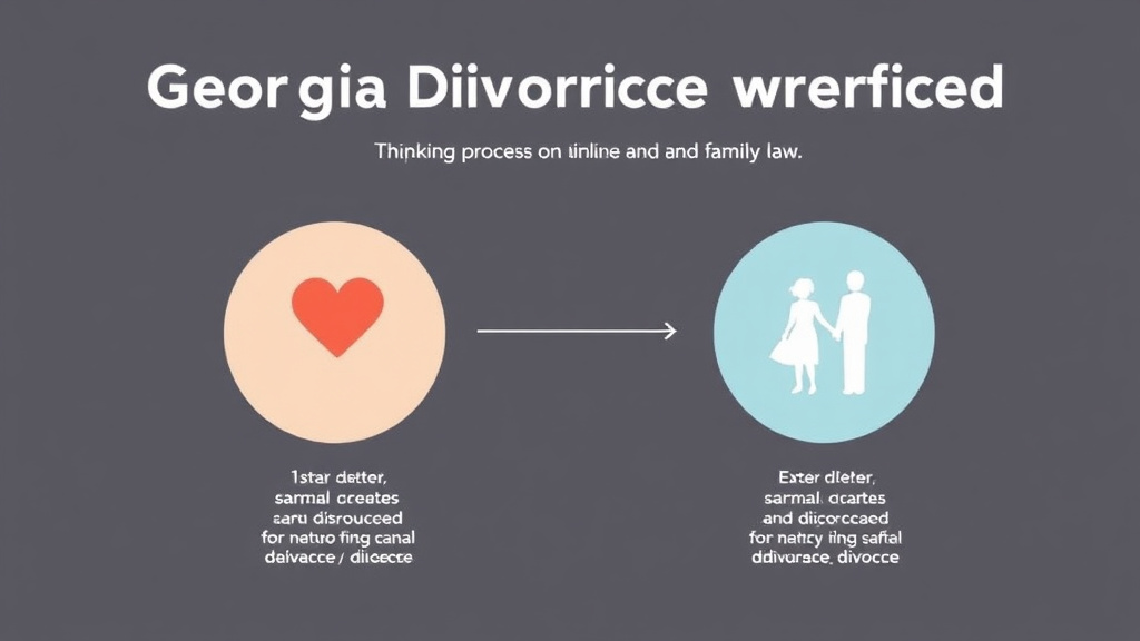 Visual guide for practical steps in georgia divorce waiting period: how long it takes