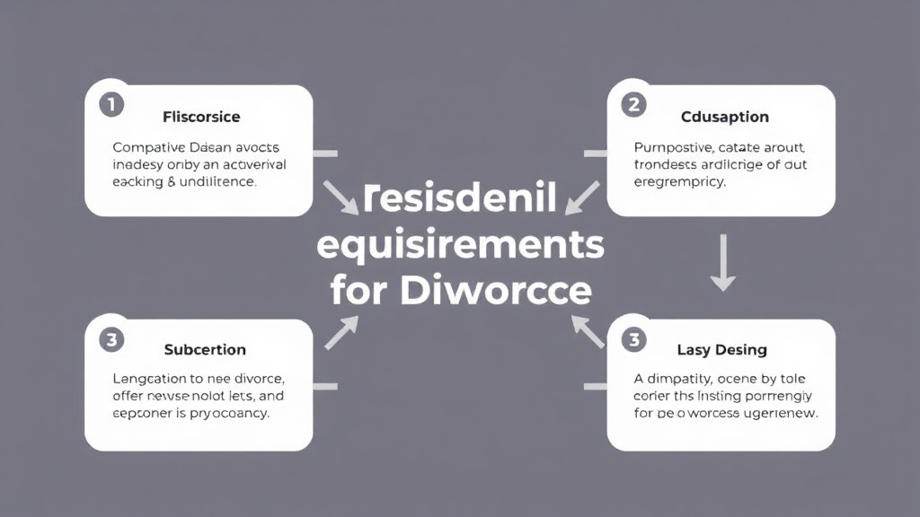 Visual guide for practical steps in georgia residency requirements for divorce