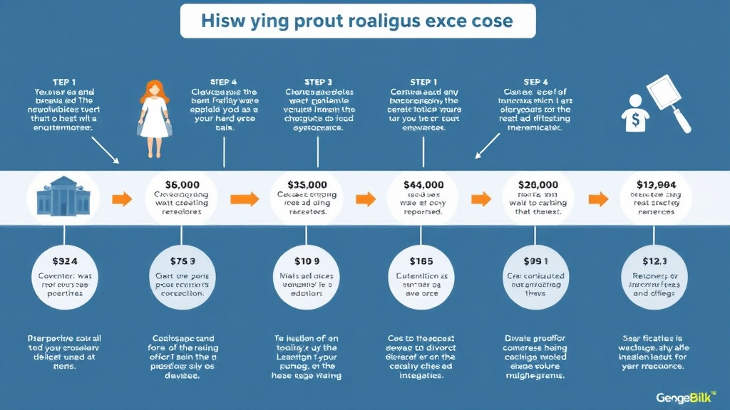 Visual guide for practical steps in georgia uncontested divorce cost: full breakdown