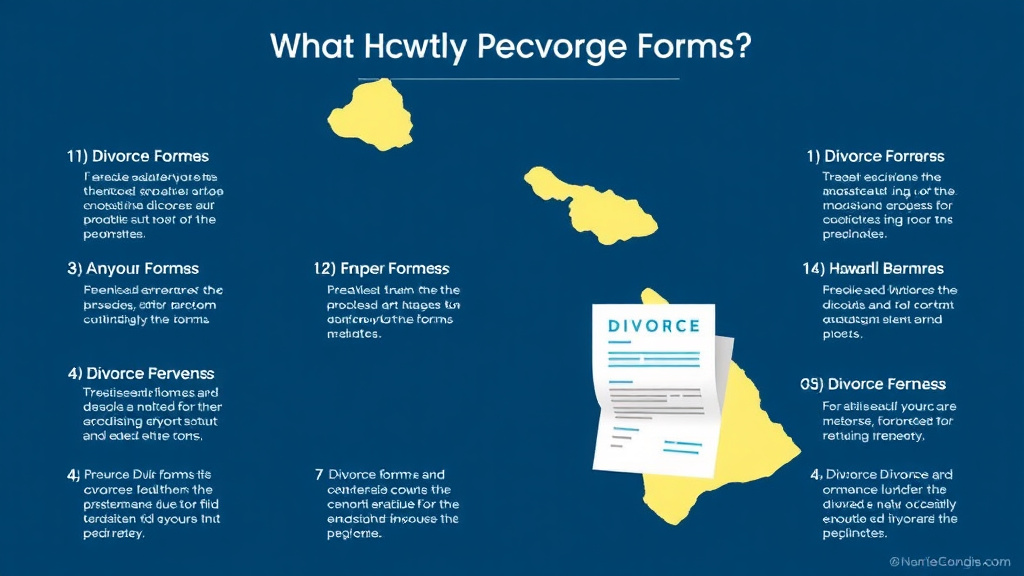 Visual guide for practical steps in hawaii divorce forms: complete list and how to file