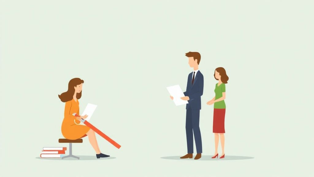 Illustration showing key concepts related to illinois divorce forms: complete list and how to file