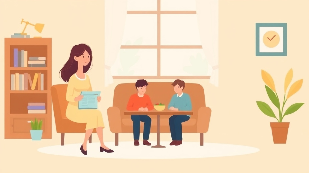 Illustration showing key concepts related to illinois divorce waiting period: timeline and how to speed things up