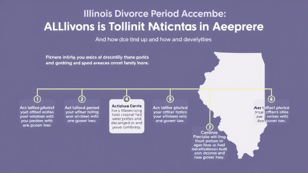 Visual guide for practical steps in illinois divorce waiting period: timeline and how to speed things up