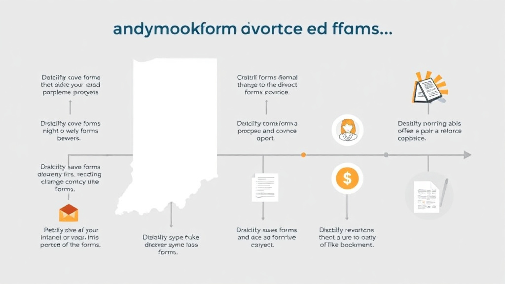 Visual guide for practical steps in indiana divorce forms: complete list and how to file