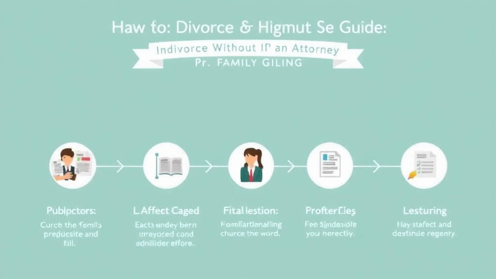 Visual guide for practical steps in indiana divorce without an attorney: pro se filing guide