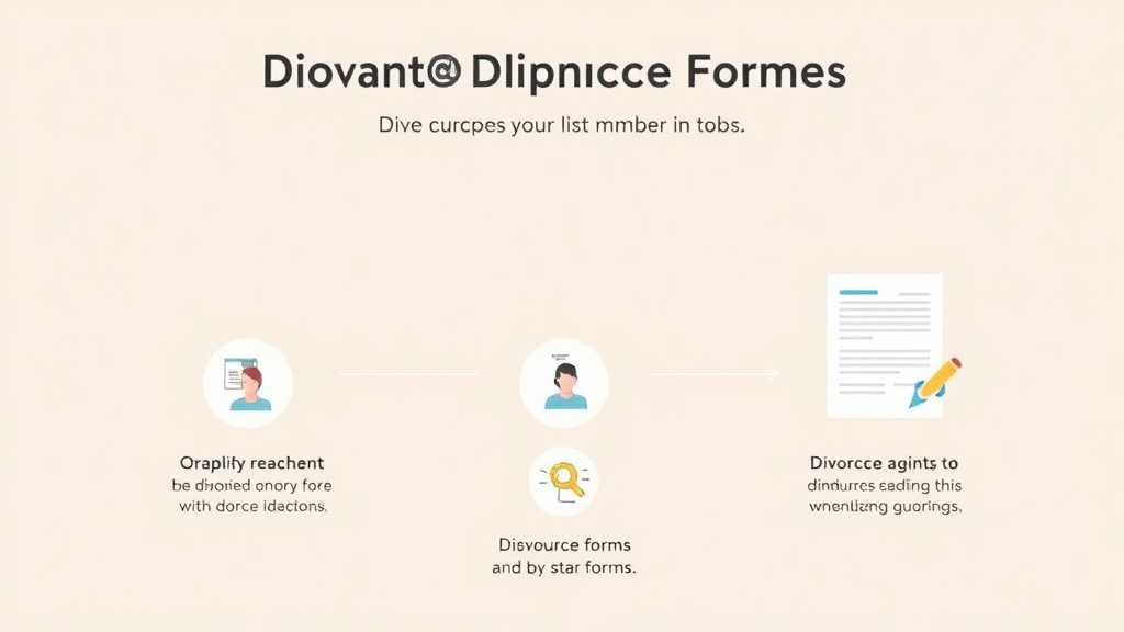 Visual guide for practical steps in iowa divorce forms: complete list and how to file