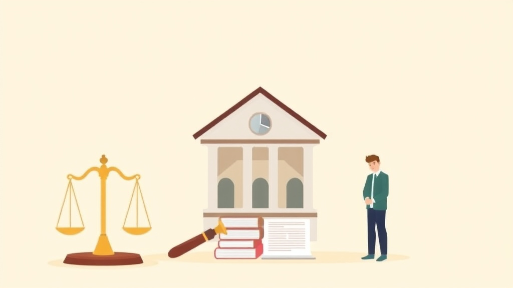 Illustration showing key concepts related to iowa divorce guide: requirements, filing fees, and process