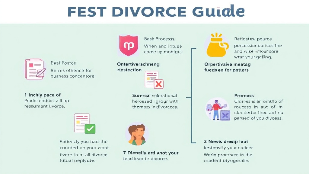Visual guide for practical steps in kansas divorce guide: requirements, filing fees, and process