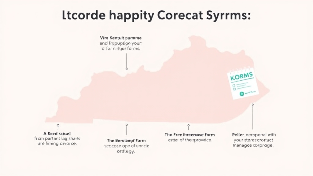 Visual guide for practical steps in kentucky divorce forms: complete list and how to file