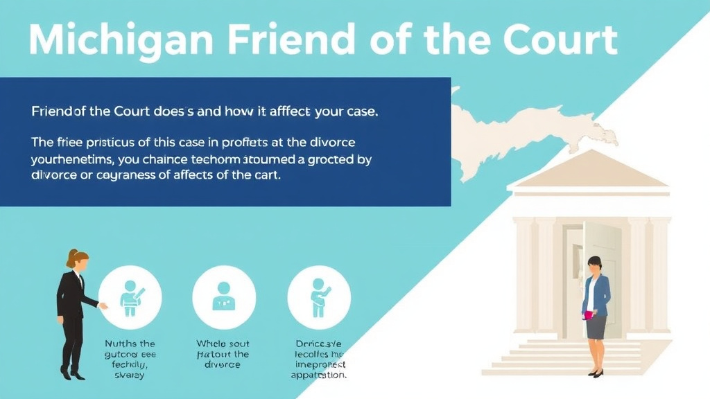 Visual guide for practical steps in michigan friend of the court: what it does and how it affects your case