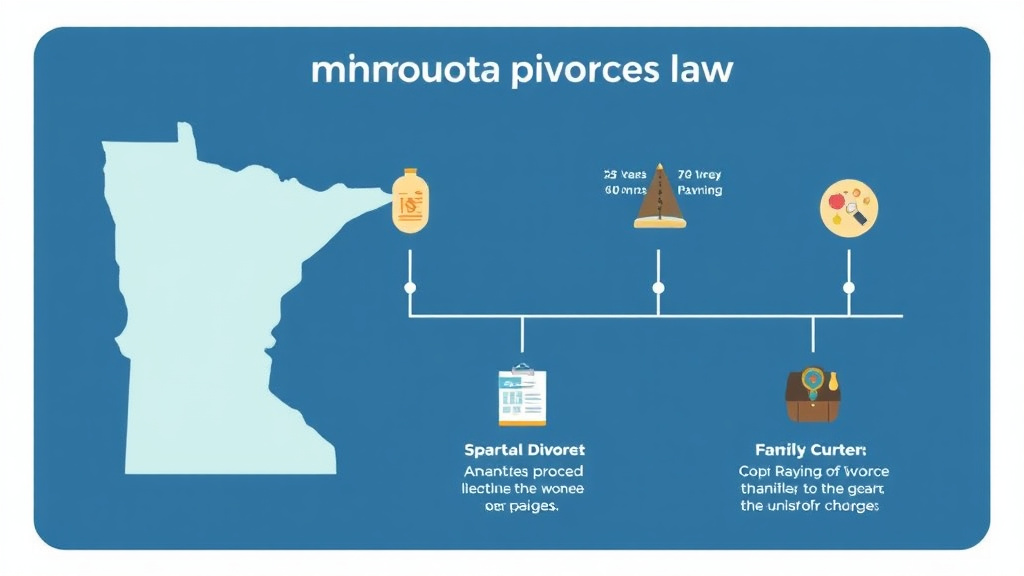 Visual guide for practical steps in minnesota divorce guide: requirements, filing fees, and process