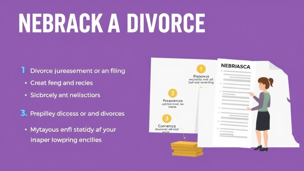 Visual guide for practical steps in nebraska divorce guide: requirements, filing fees, and process