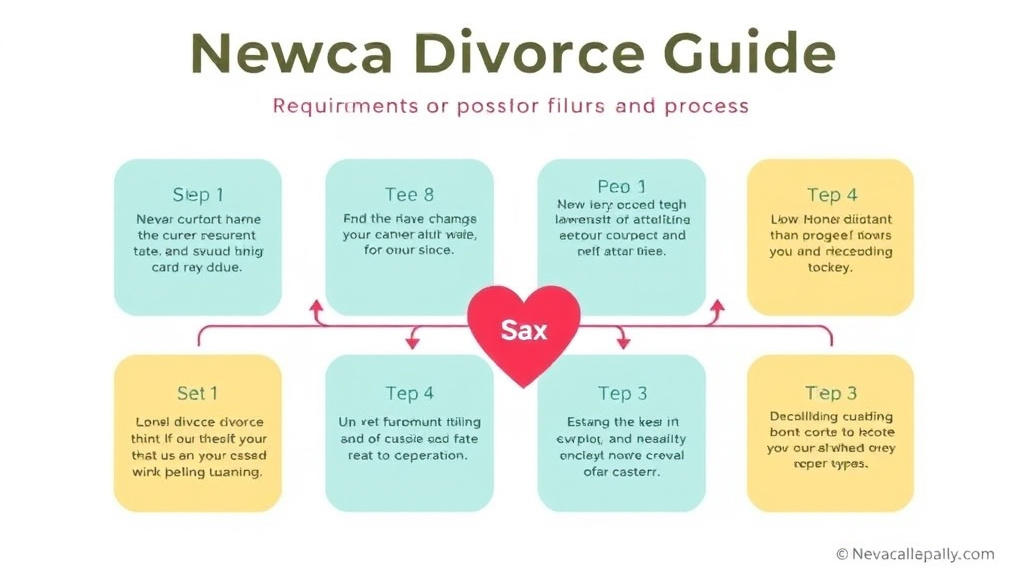 Visual guide for practical steps in nevada divorce guide: requirements, filing fees, and process