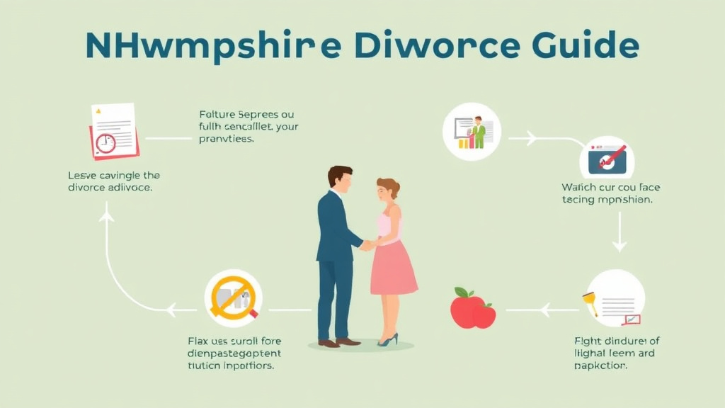Visual guide for practical steps in new hampshire divorce guide: requirements, filing fees, and process