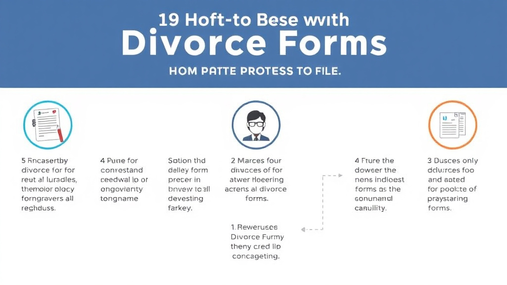 Visual guide for practical steps in new jersey divorce forms: complete list and how to file