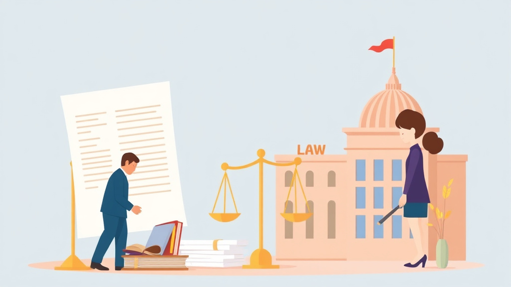 Illustration showing key concepts related to new york divorce forms: complete list and how to file