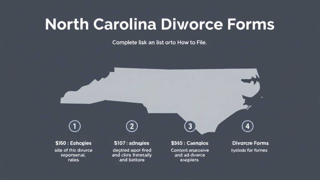 Visual guide for practical steps in north carolina divorce forms: complete list and how to file
