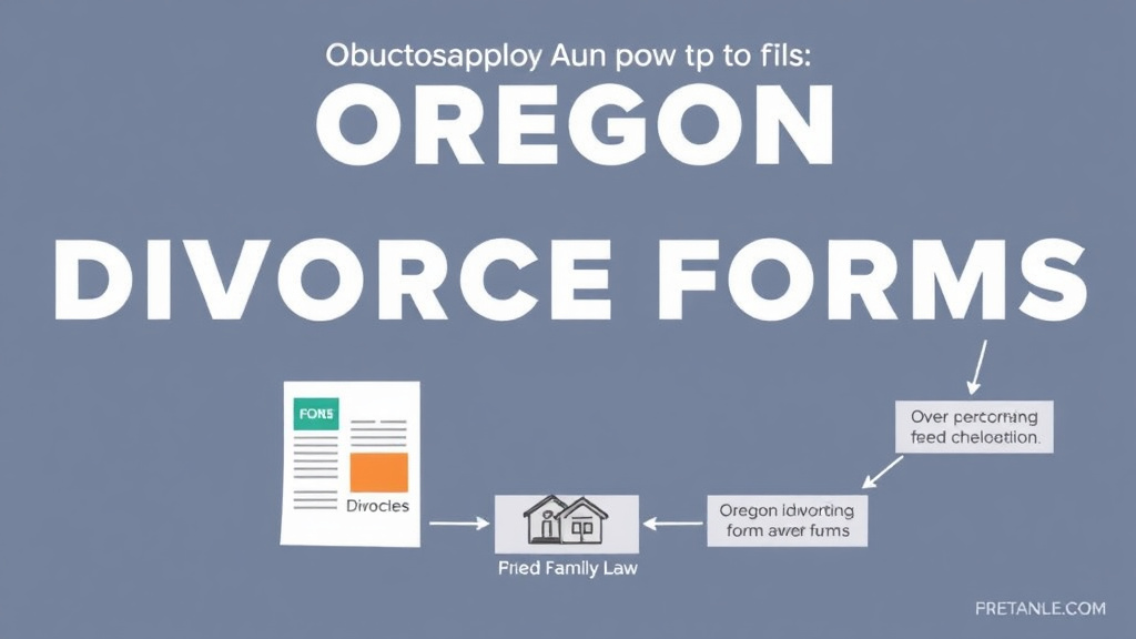 Visual guide for practical steps in oregon divorce forms: complete list and how to file