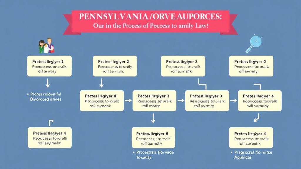 Visual guide for practical steps in pennsylvania divorce guide: requirements, filing fees, and process