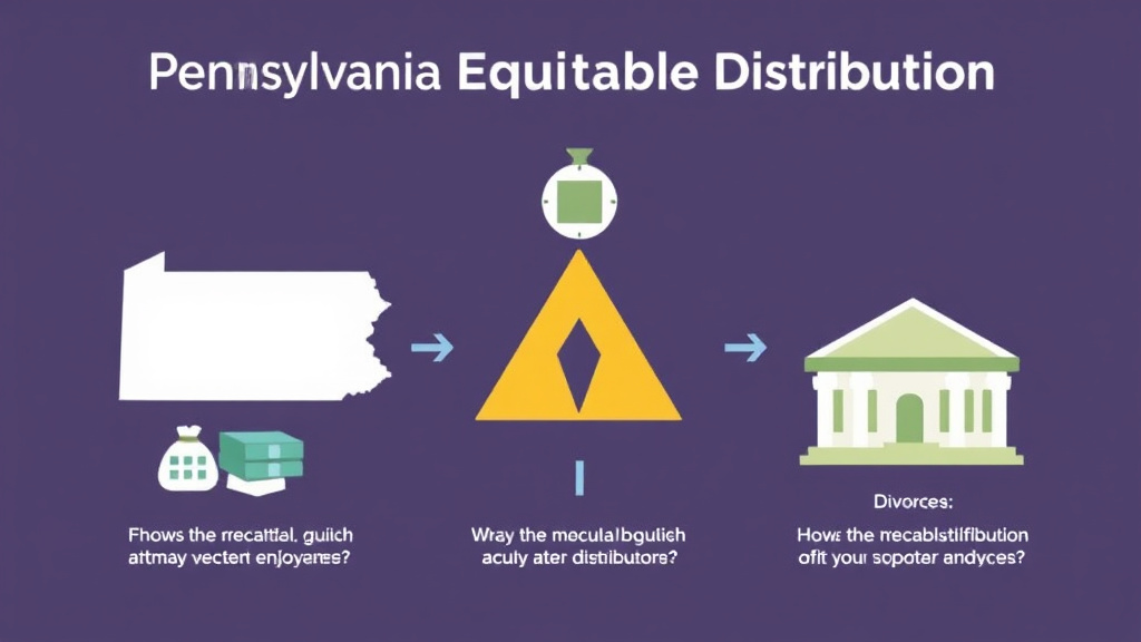 Visual guide for practical steps in pennsylvania equitable distribution: how assets get divided
