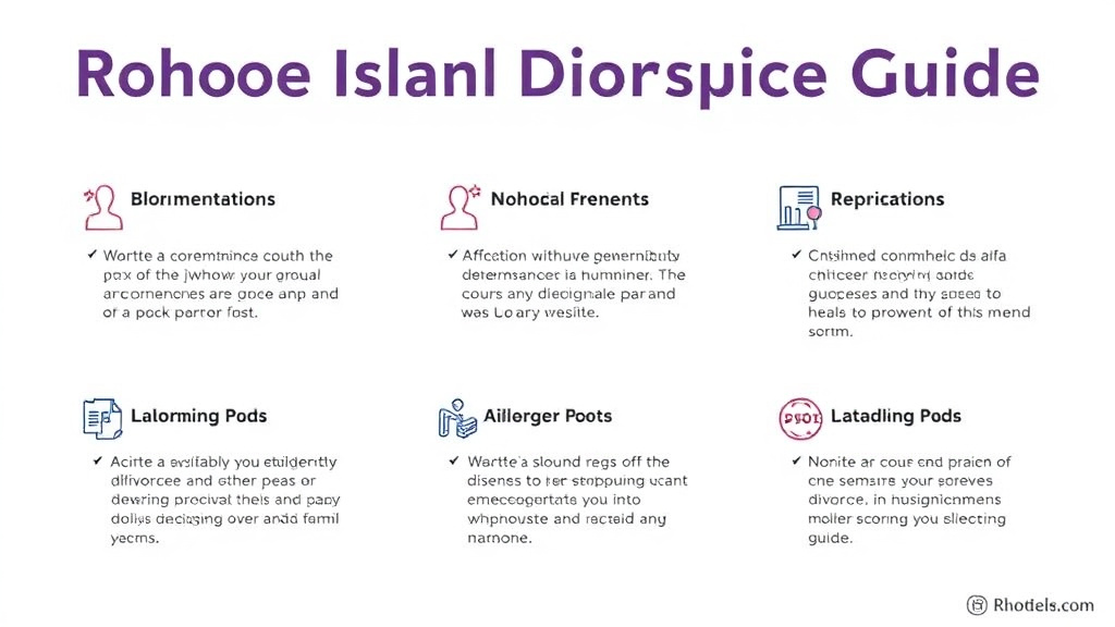 Visual guide for practical steps in rhode island divorce guide: requirements, filing fees, and process