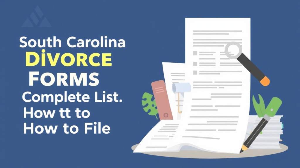 Visual guide for practical steps in south carolina divorce forms: complete list and how to file