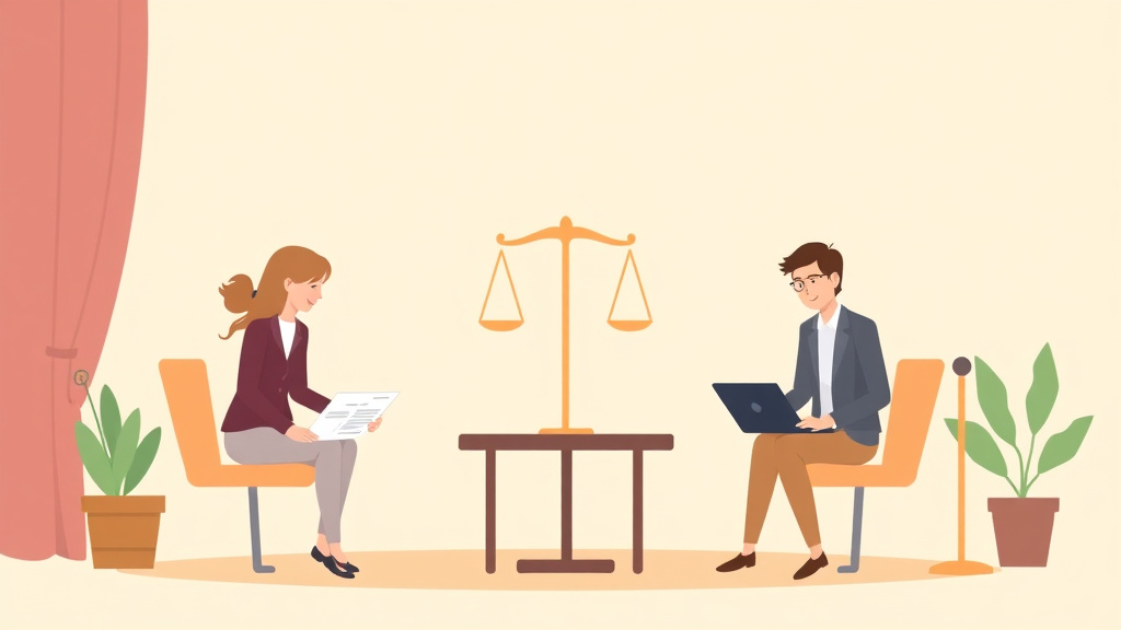 Illustration showing key concepts related to washington divorce forms: complete list and how to file