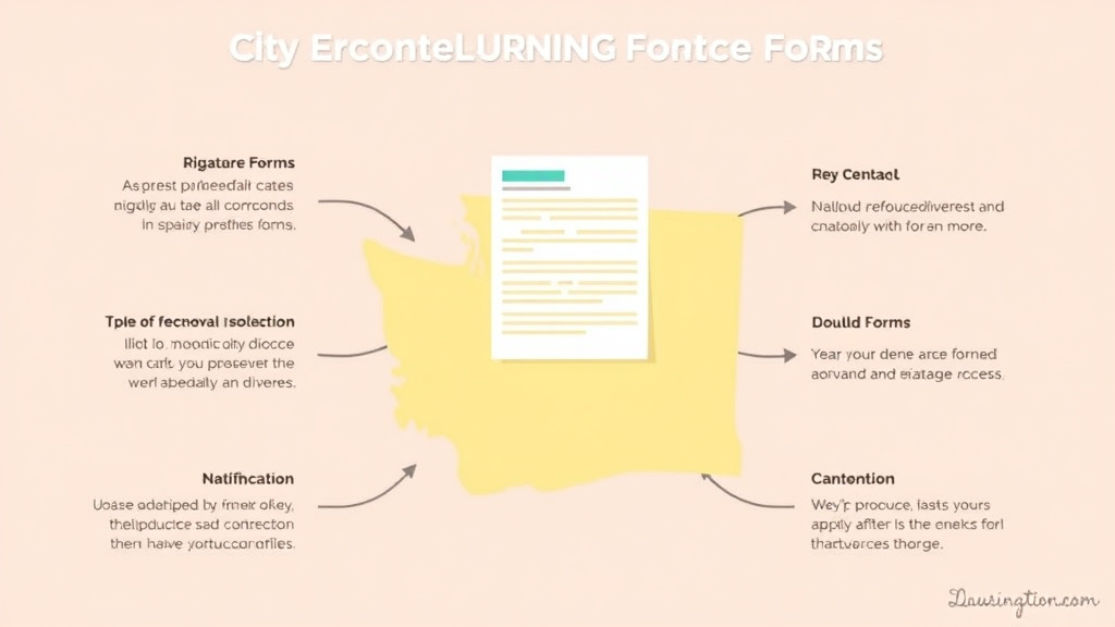 Visual guide for practical steps in washington divorce forms: complete list and how to file