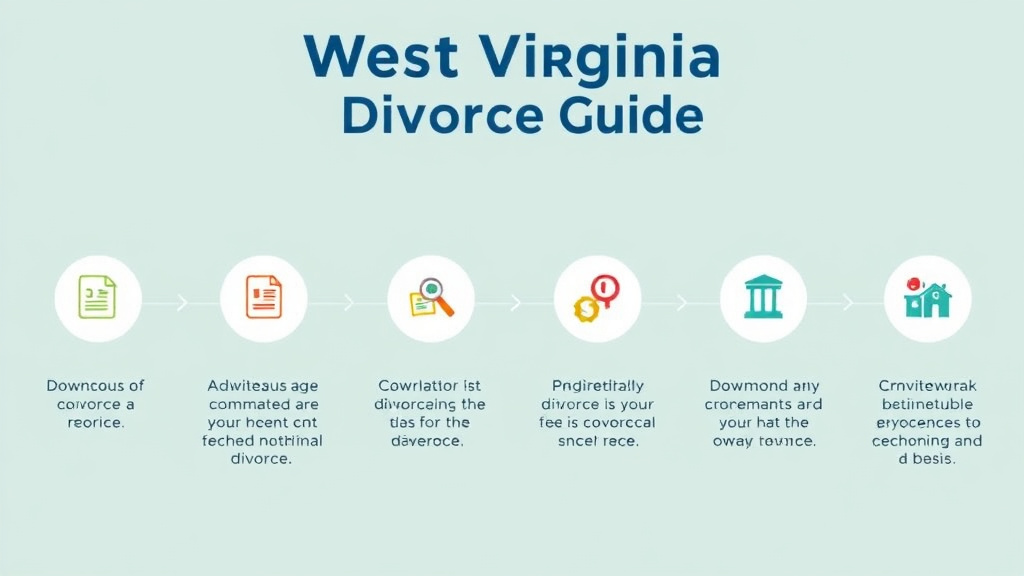 Visual guide for practical steps in west virginia divorce guide: requirements, filing fees, and process