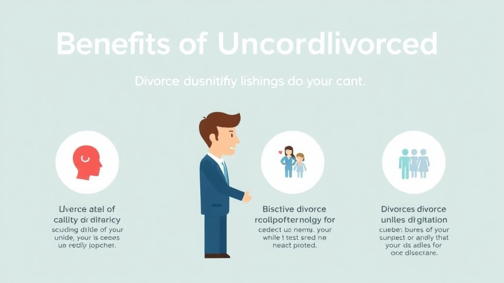 Visual guide for practical steps in benefits of uncontested divorce: why it is the best option