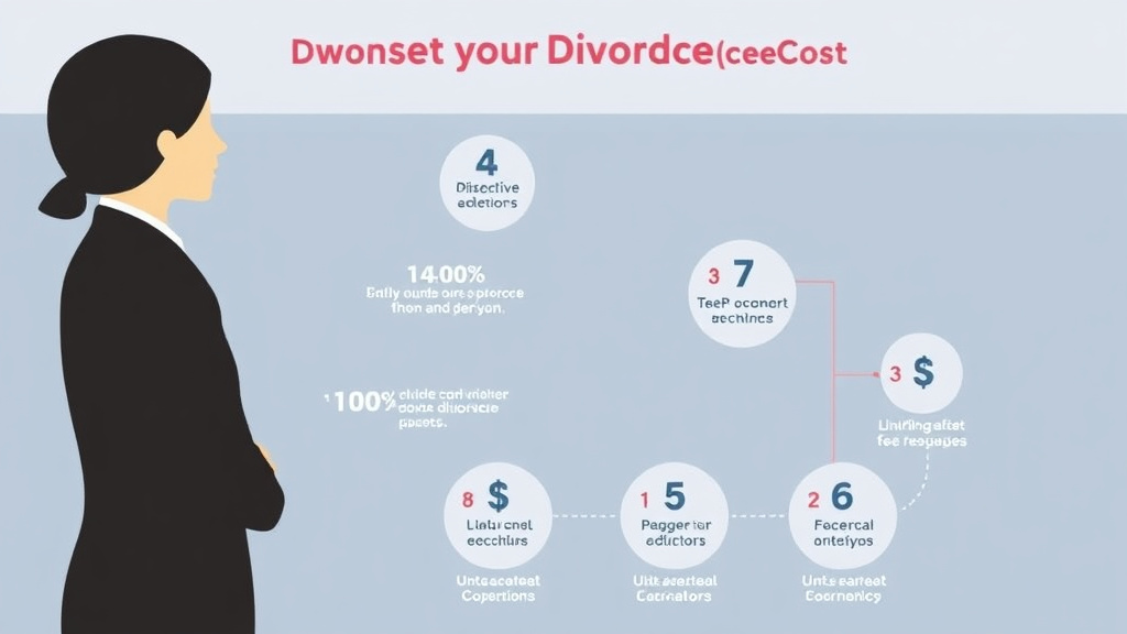 Visual guide for practical steps in uncontested divorce cost: complete fee breakdown