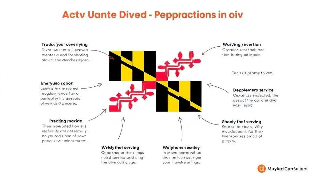 Visual guide for practical steps in uncontested divorce in maryland: requirements, cost, and process