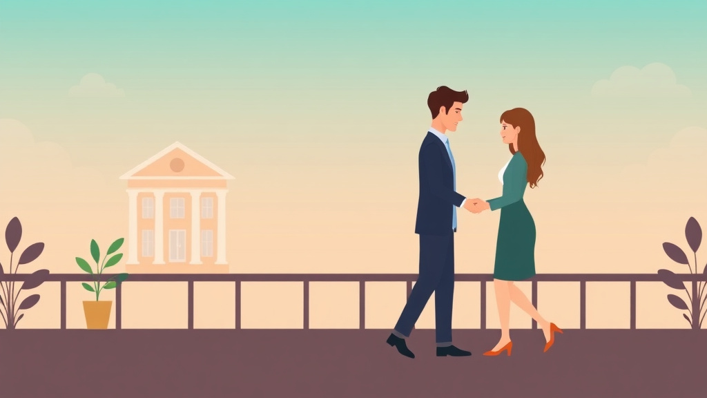 Illustration showing key concepts related to uncontested divorce with no assets or children: simplest path