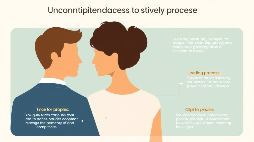 Visual guide for practical steps in uncontested divorce for same-sex couples
